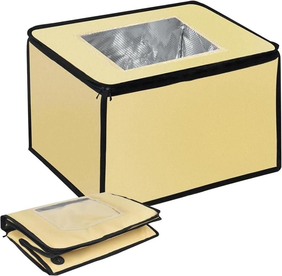 Broodmachine Gisting apparaat Deeg laten rijzen Nauwkeurige temperatuurregeling 10x30x10 cm Zwart