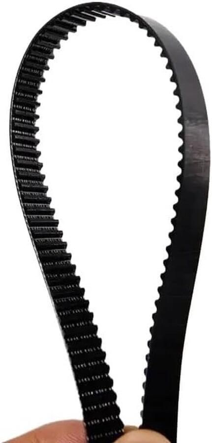 Broodbakmachine Riem Transportband Brood Bakken 179 Tanden 1 Stuk Zwart