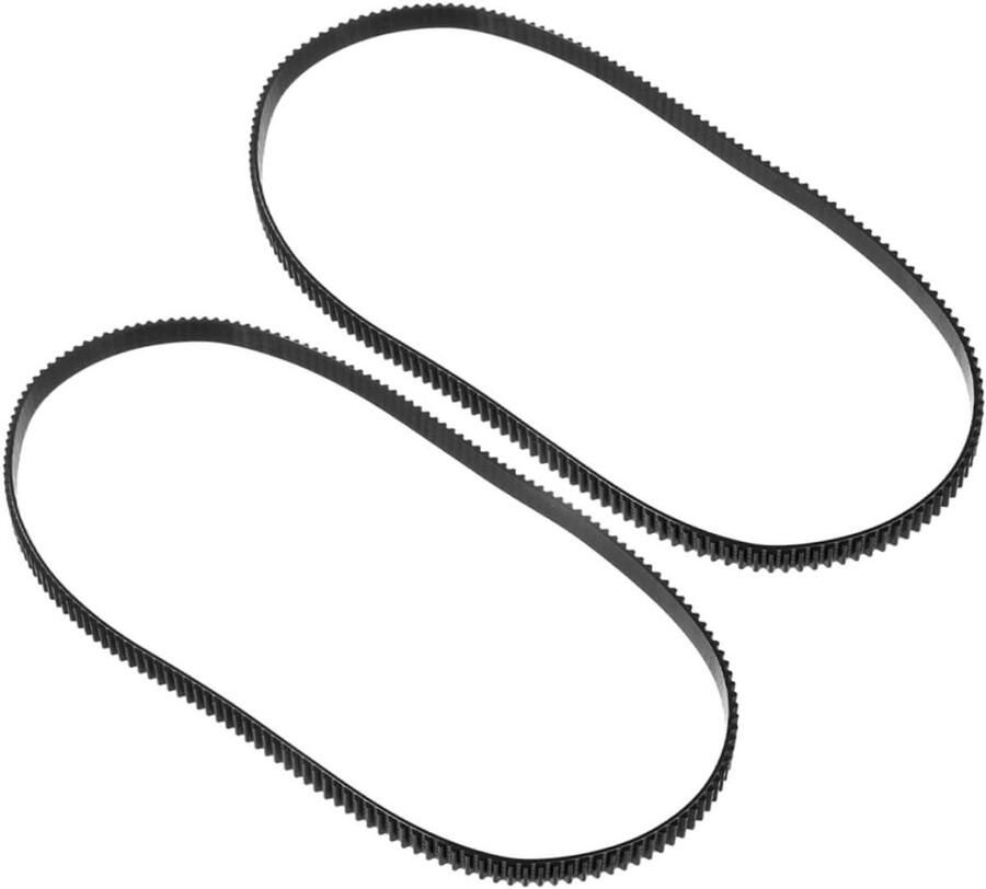 Broodmachine Riemen Vervangende Onderdelen Brood Bakken Duurzaam Rubber 2 Stuks Zwart
