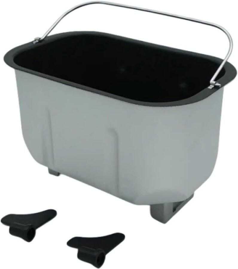 Broodmachine Vat Bakblik Onderdeel Brood Bakken Gladde Loslaatlaag 10 x 10 x 10 cm Zilverkleurig