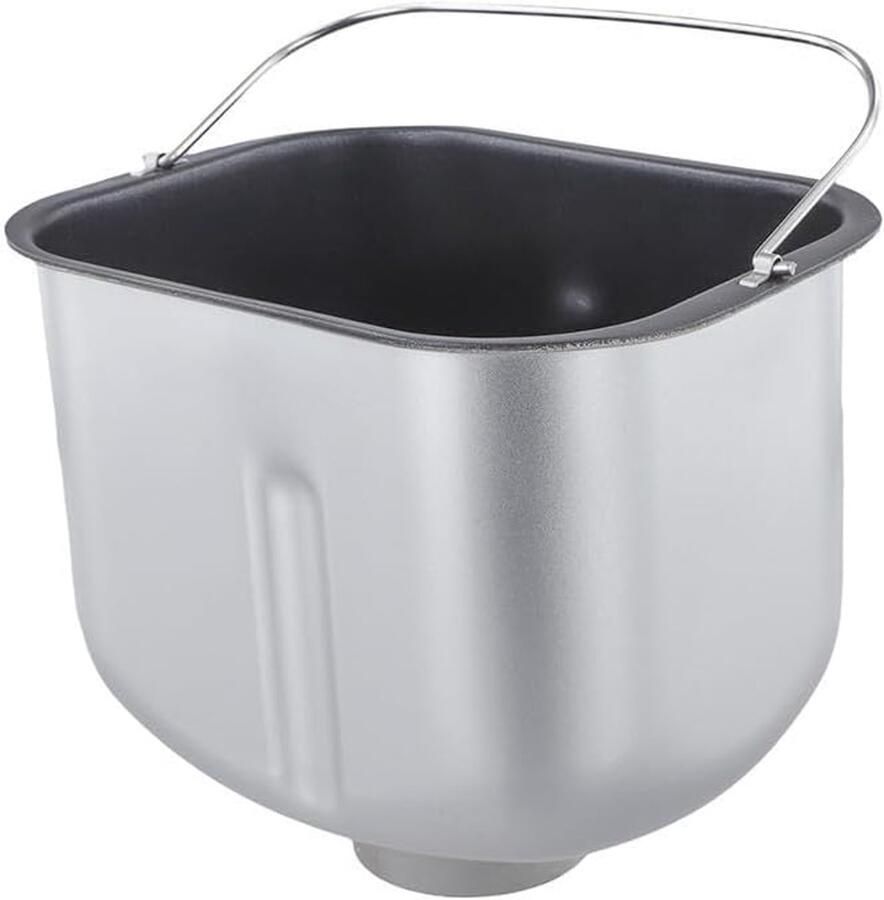 Broodmaker Bak Deeg Kuip Brood Bakken Antiaanbaklaag 22 x 22 x 18 cm Zwart