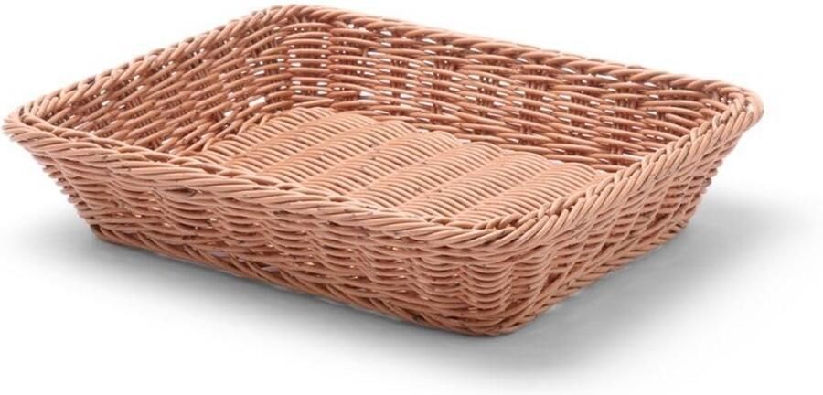 Broodmand Bakkersmand Brood Presentatie Verstevigd Stalen Frame GN1 2 Naturel