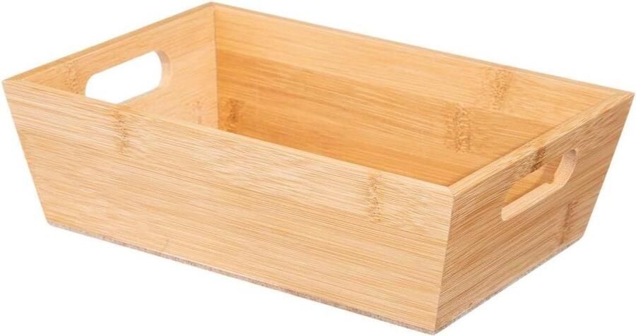 Broodmand Bamboe Broodtrommel Keuken Brood Vers Houden Natuurlijk Materiaal 23 x 16 cm Natuurlijk