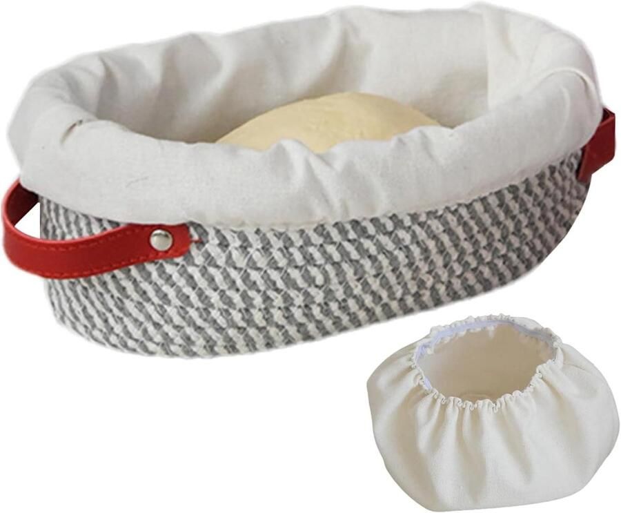 Broodmand Deegmand Broodschaal Brood Bakken Waterdicht Katoenen Touw 26 x 14 cm Niet gespecificeerd