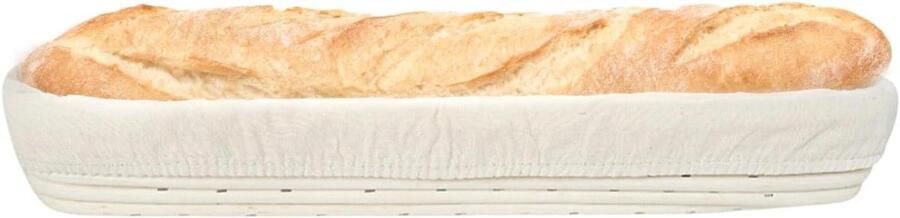 Deegmandje Rotan Rijsmand Brood Ambachtelijk Brood Bakken Vochtigheidscontrole 34-54.5 cm Veelkleurig