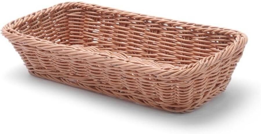 Broodmand Gevlochten Bakkersmand Opslag Brood Presenteren Verstevigd Frame GN1 3 Maat Naturel