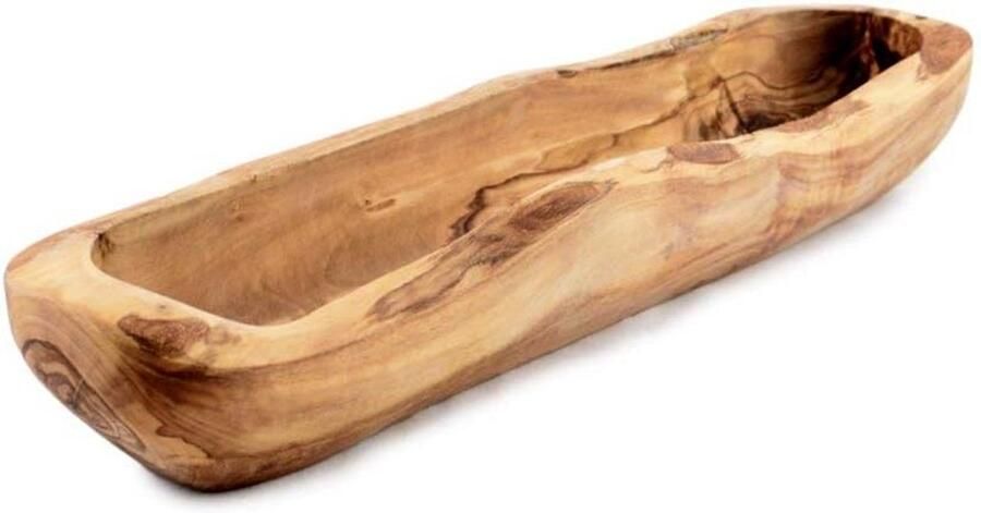 Broodmand Hout Brooddoos Brood Bewaren Natuurlijk Materiaal 35 x 8 cm Bruin