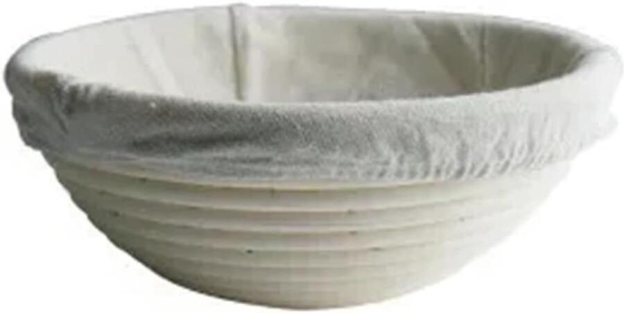 Broodmand Organizer Rieten Bakvorm Brood Fermenteren Natuurlijk Rotan Materiaal 21 x 7 cm Houtkleur