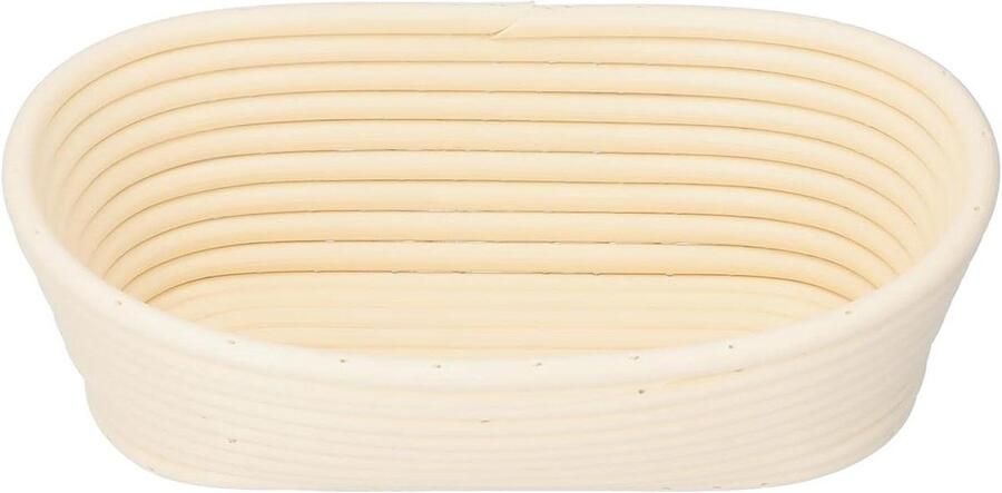 Broodmand Rijsmand Deeg Zelf Brood Bakken Wasbaar en Herbruikbaar 25 x 15 x 8 cm