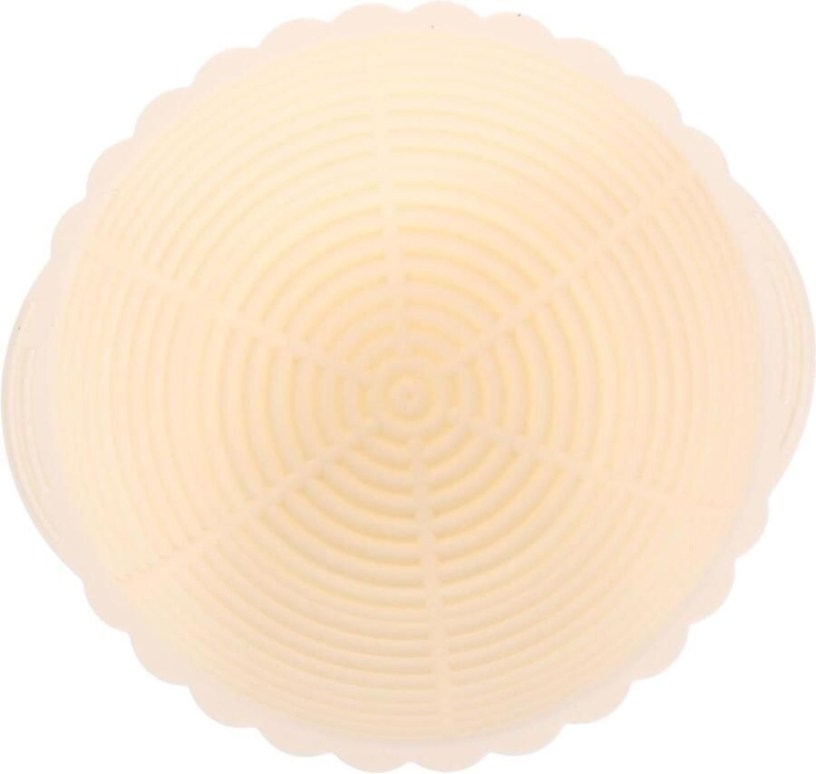 Broodmand Rijsmand deegmand Brood bakken Antiaanbaklaag 25x23x9 cm Beige