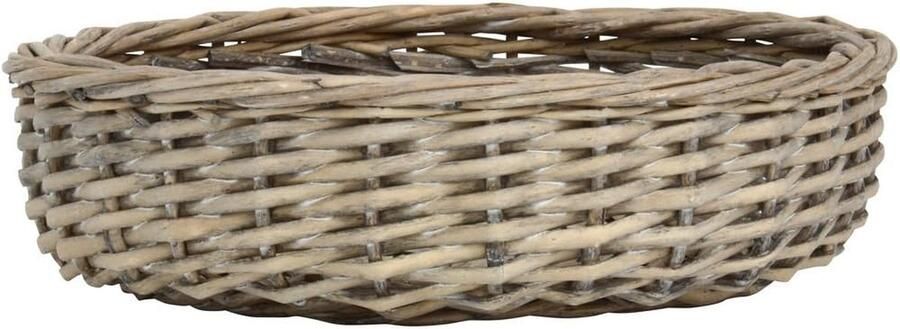 Broodmand Rond Rotan Mand Mandje Brood Presenteren Handgevlochten Rotan 27 cm Natuurlijk