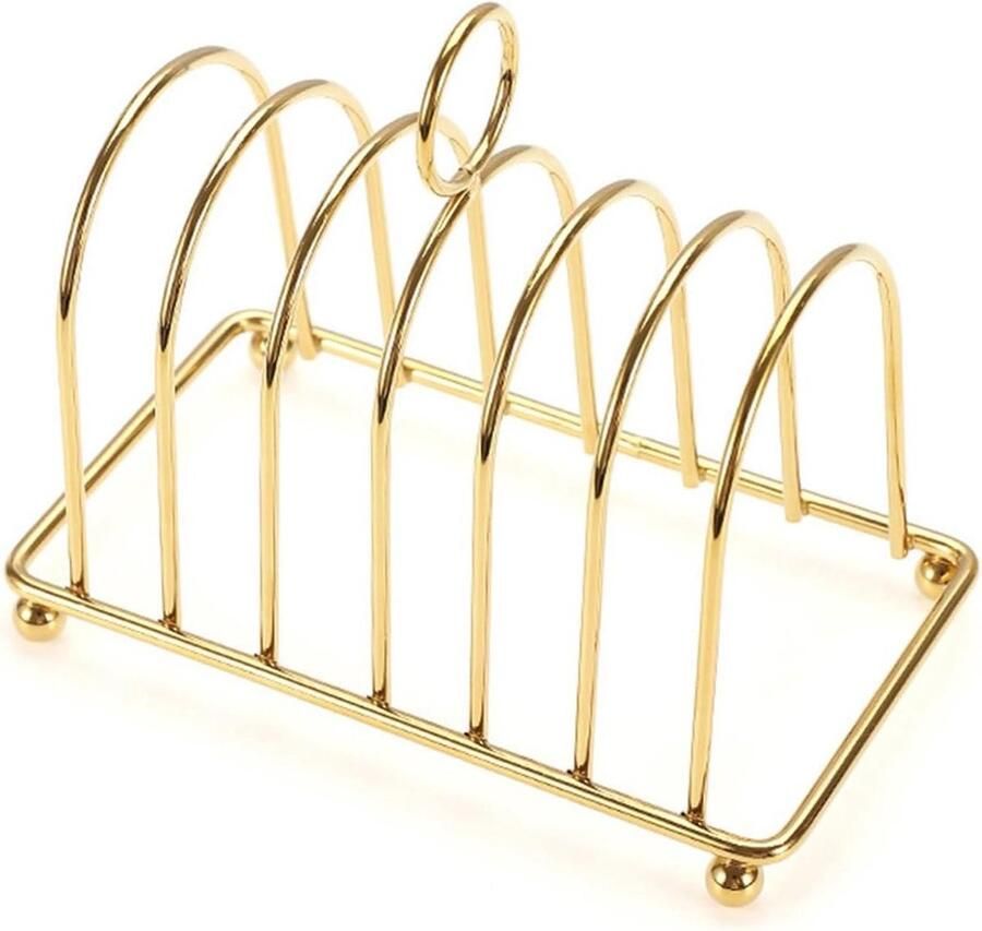 Broodrek Broodhouder Koelen Brood Vers Houden Gemaakt van ijzer 14.5cm x 7.8cm x 8cm Zwart