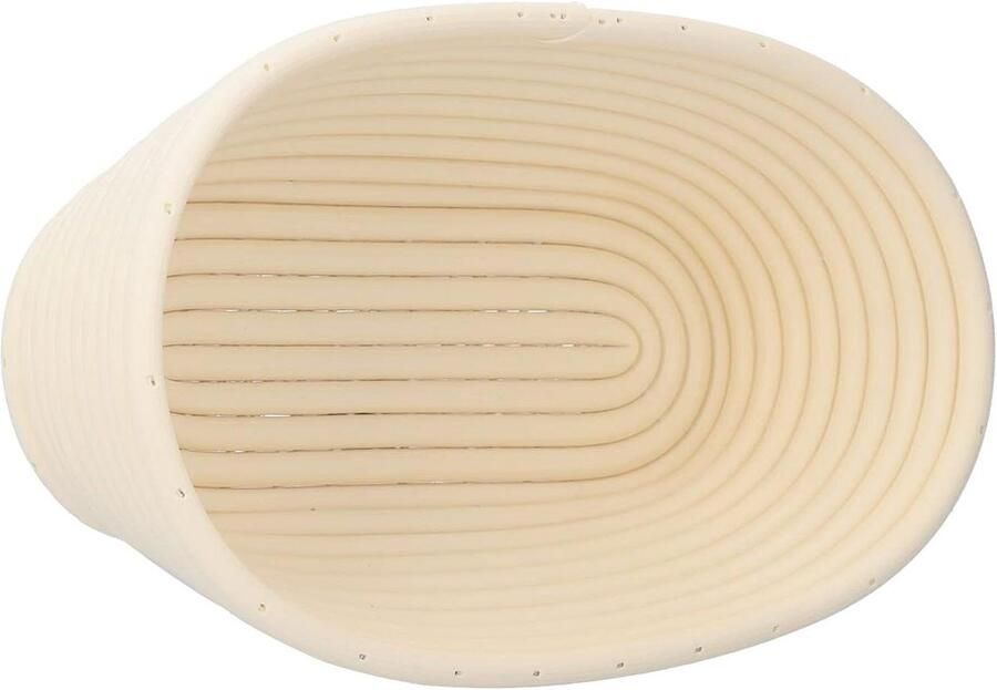 Broodrijsmand Bakvorm Zelf Brood Bakken Hygiënische Bereiding 25 x 15 cm Beige