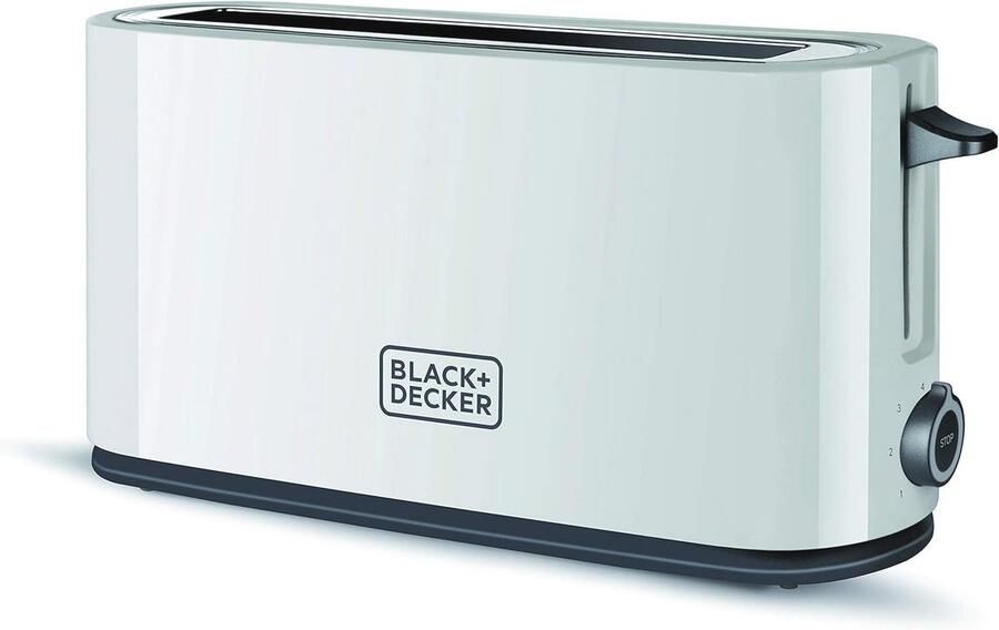 Broodrooster 1000 W met Extra Lange Sleuf en 7 Bruiningsniveaus