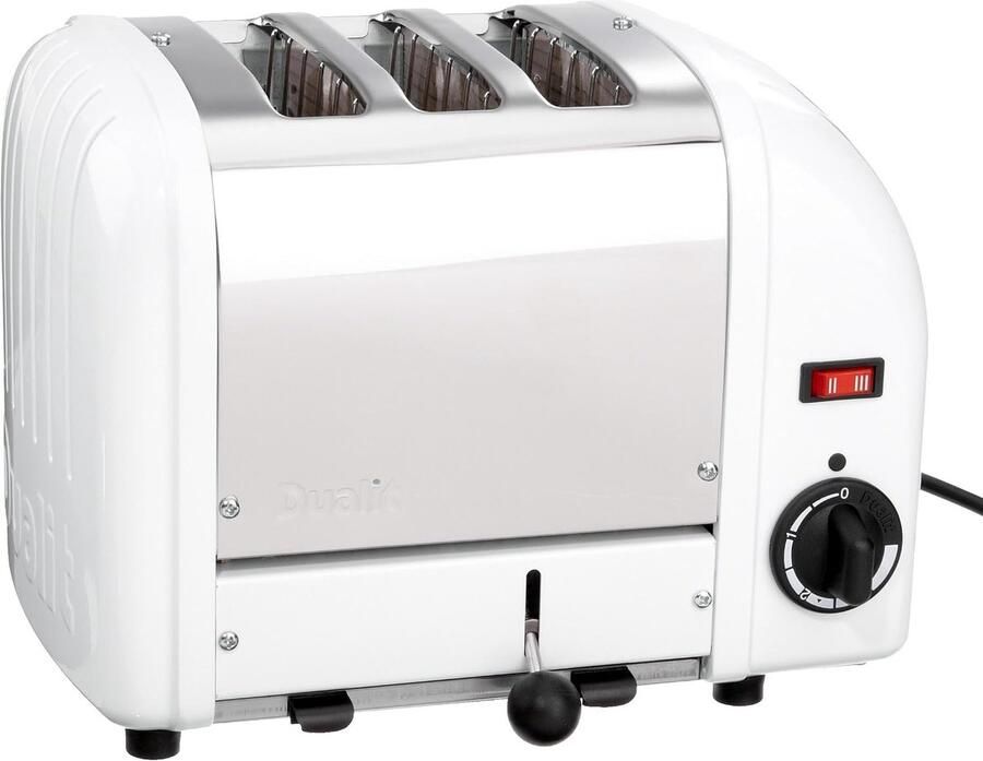 Broodrooster 3 schijven wit unieke kwaliteit perfect voor knapperig brood ShopVlot