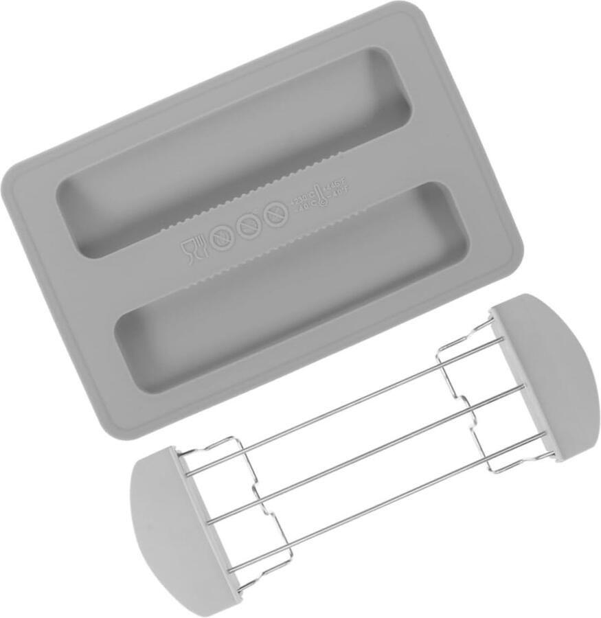Broodrooster Accessoires Keuken Hulpmiddelen Keuken Organisatie Stijlvol Ontwerp 26 cm Breed Grijs