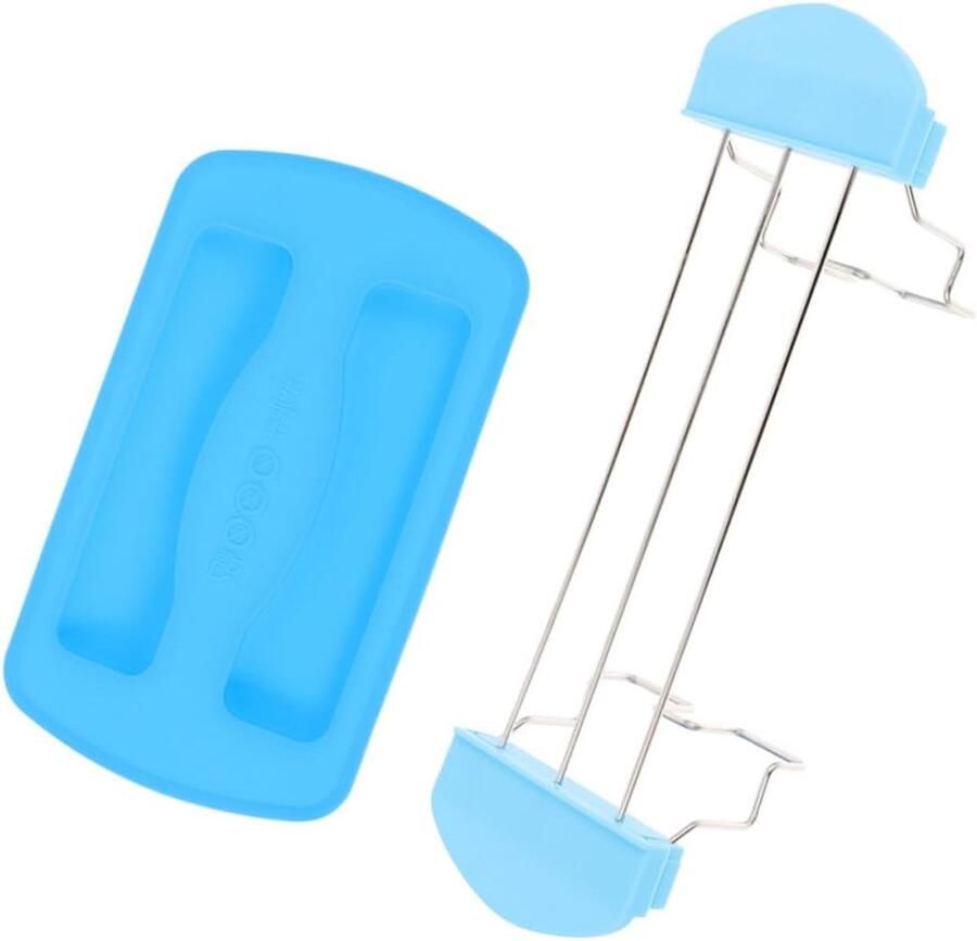 Broodrooster Accessoires Toast Rek Eten Bereiden Hoge Temperatuur Bestendig 10.2 cm Breed Hemelsblauw