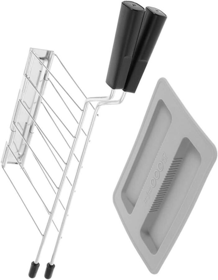 Broodrooster Accessoires Tosti Rek Broodhouder Keuken Organisatie Beschermt Tegen Stof 2 Sleuven Kleuren