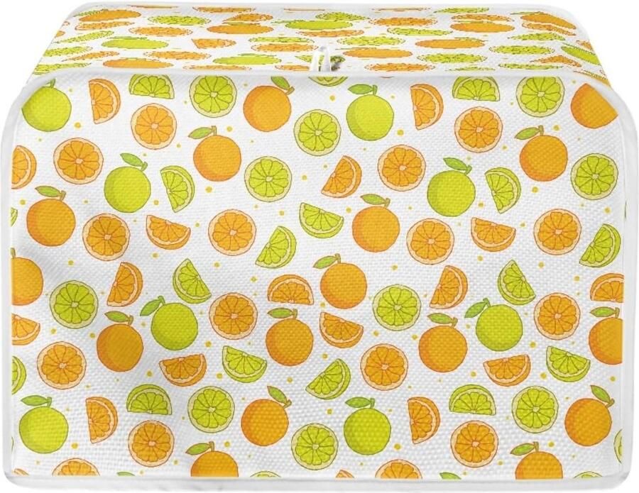 Broodrooster Afdekhoes Keuken Organizer Apparaten Beschermen Waterdicht Ademend Materiaal 20.5x27.5x32.4 cm Fruitpatroon