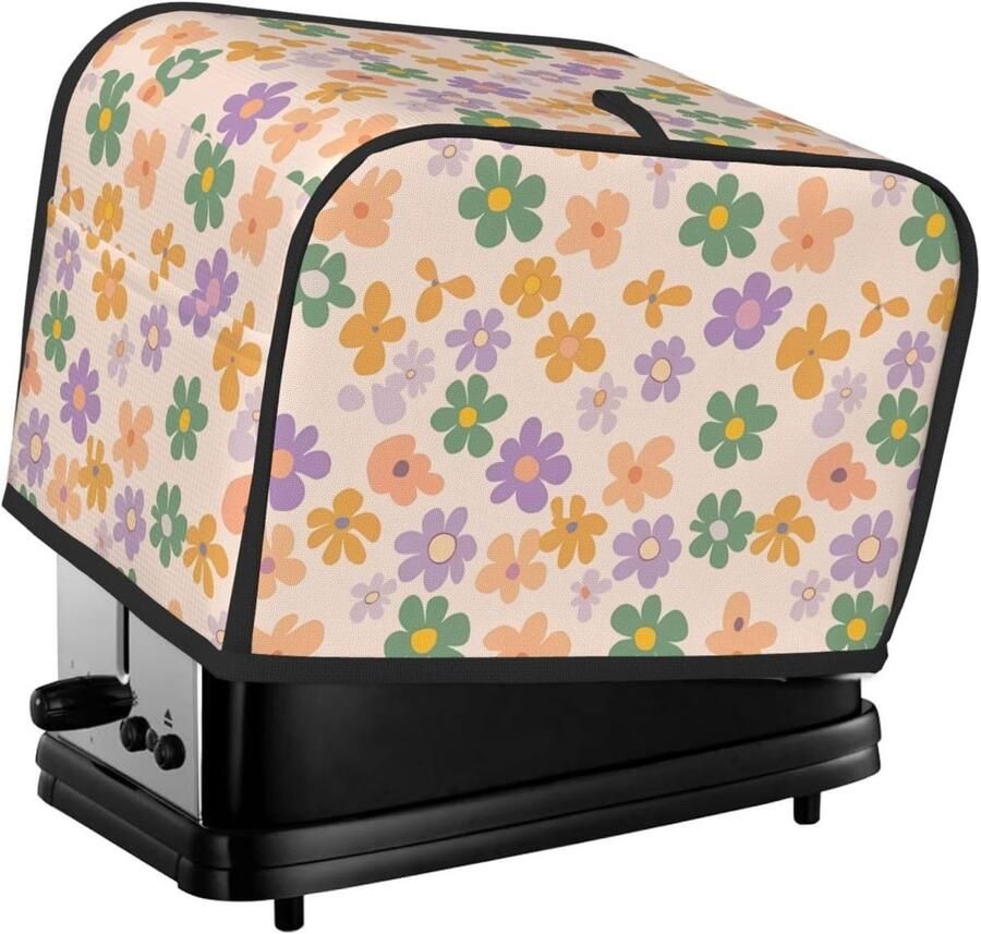 Broodrooster Afdekking Keuken Beschermer Apparaat Beschermen Stof en Vlekken Vrij 29x19x19 cm Leuke Bloemen
