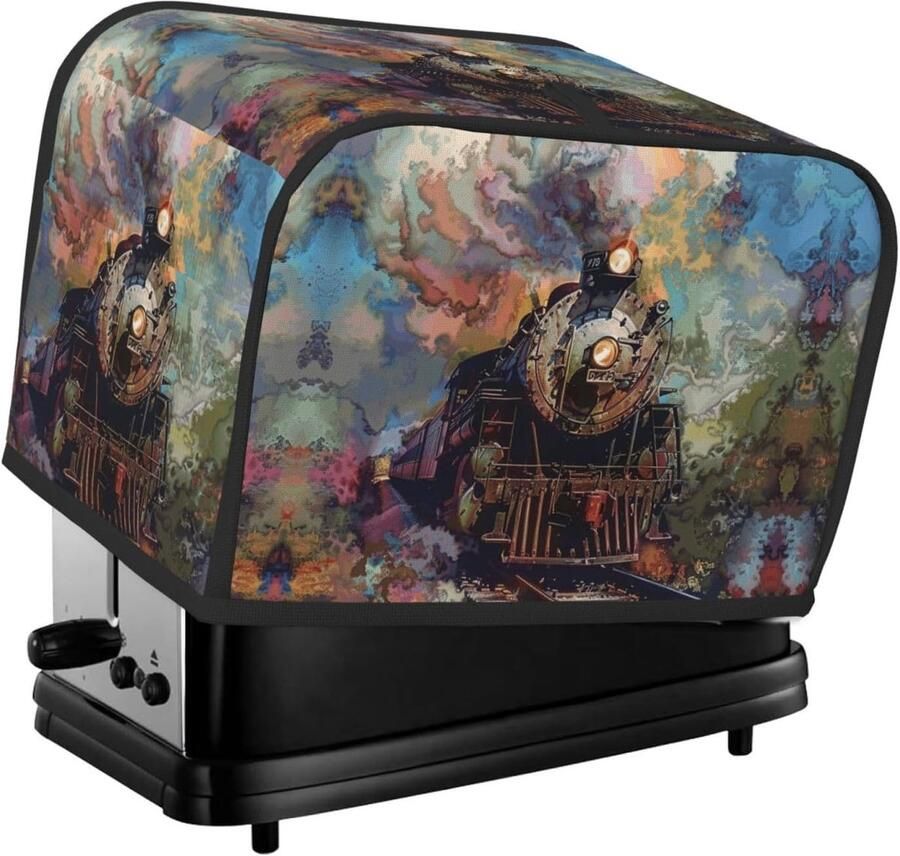 Broodrooster Cover Brood machinehoes Keuken Organisatie Gewatteerde Bescherming 29D x 20.1W x 19.1H cm Zwart