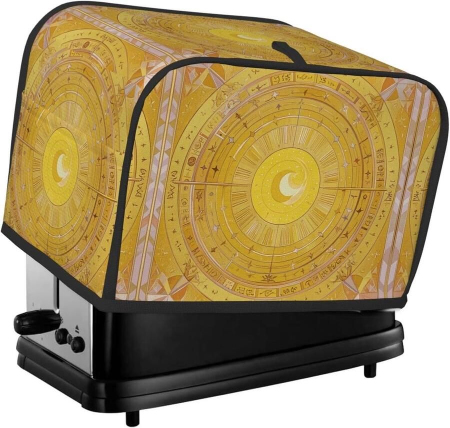 Broodrooster Cover Broodmachinehoes Apparaathoes Keuken Organiseren Waterdicht Ademend 29 x 20 x 19 cm Zwart