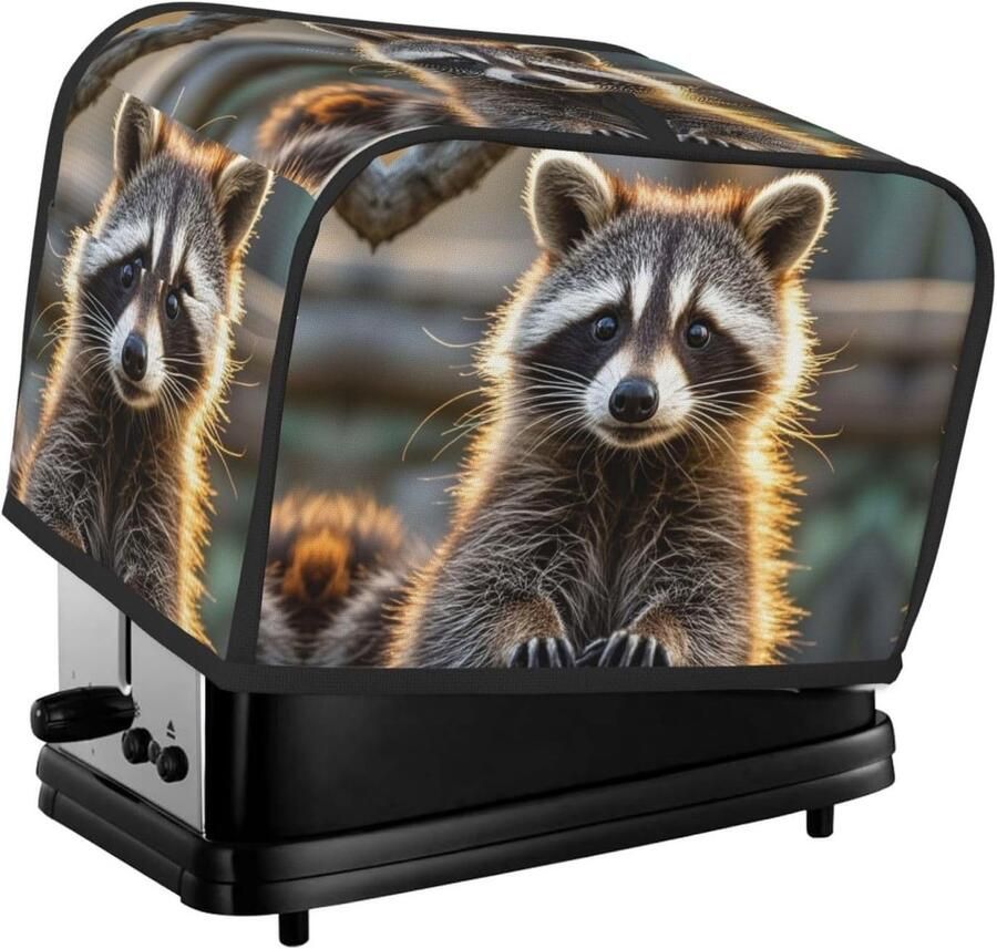 Broodrooster Cover Keuken Apparaathoes Keuken Organisatie Ademend en Hittebestendig Universele Maat Zwart