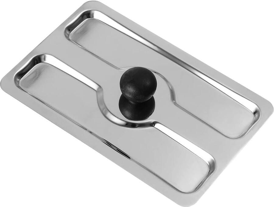 Broodrooster Deksel Apparaat Cover Keuken Schoonhouden Roestvrij Staal Universele Pasvorm Zilverkleurig
