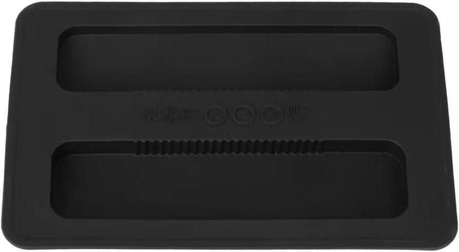 Broodrooster Deksel Broodmachine Cover Keuken Schoonhouden Hittebestendig Siliconen 1.2 cm dik Zwart