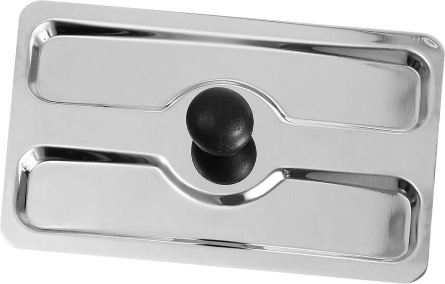 Broodrooster Deksel Broodmachine Kap Keuken Hygiëne Roestvrij Staal 15 x 10 cm Zilver