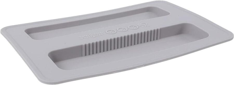 Broodrooster Deksel Broodroosterhoes Stofkap Keuken Beschermen Siliconen Materiaal 15.70x10.50cm Grijs
