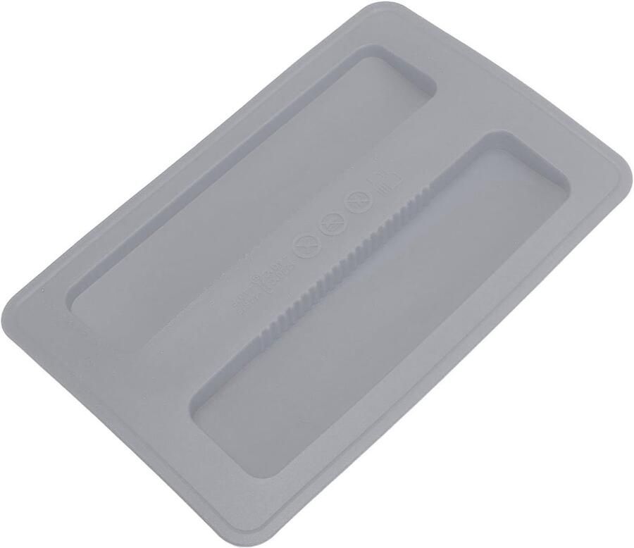 Broodrooster Deksel Keuken Accessoire Keuken Netheid Flexibel Siliconen 16 x 11 x 2 cm Grijs