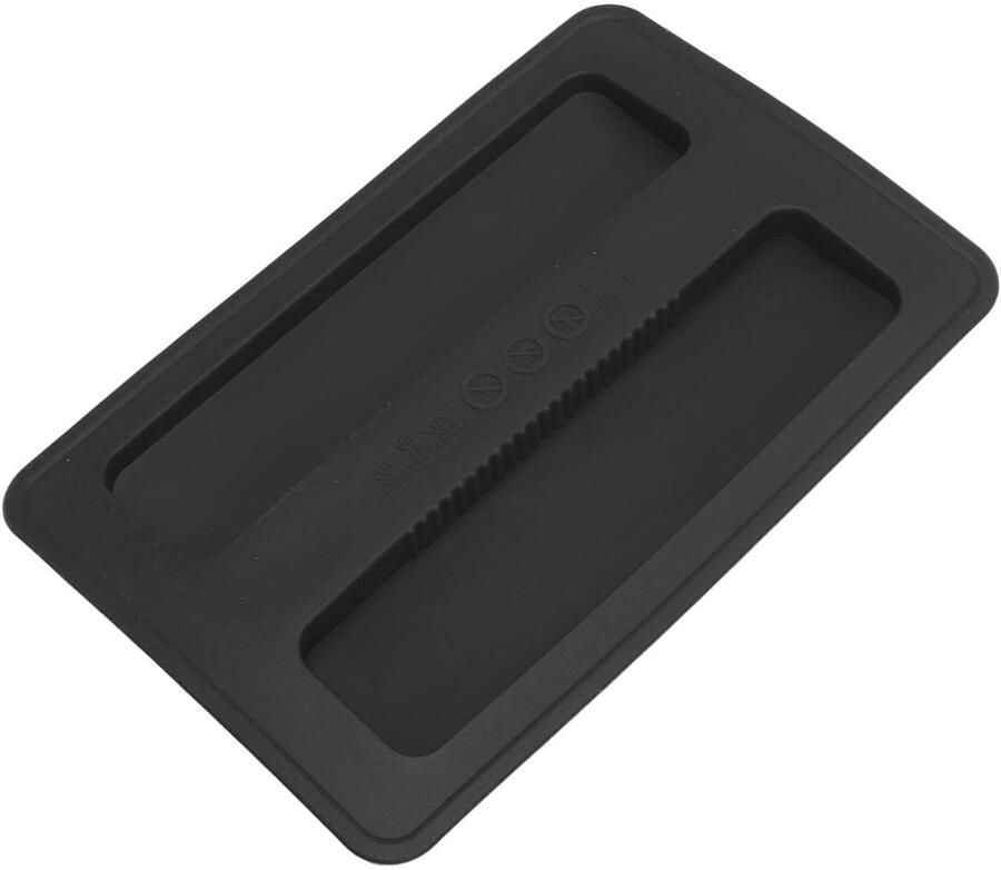 Broodrooster Deksel Morspreventie Hoes Schone Keuken Duurzaam Siliconen Materiaal 16 x 10 cm Zwart