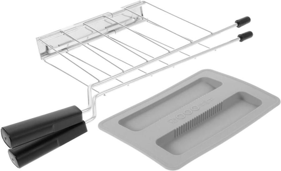 Broodrooster Deksel Set Broodmaker Bescherming Keuken Hygiëne Duurzaam Roestvrij Staal 2.5 x 15 x 2.5 cm