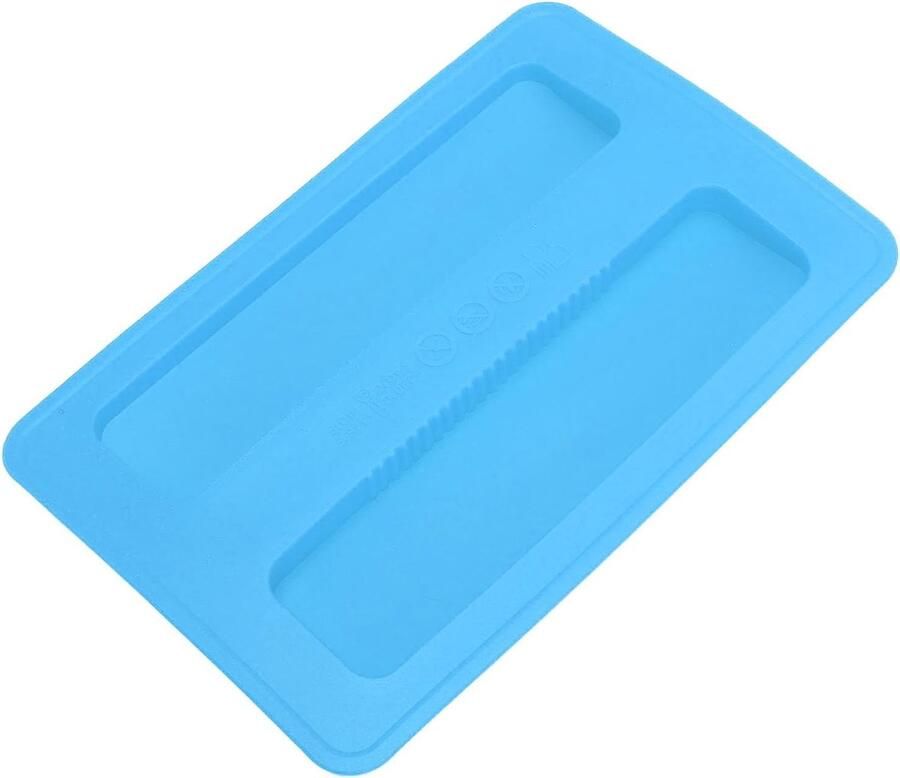 Broodrooster Deksel Siliconen Cover Keuken Bescherming Herbruikbaar Flexibel Materiaal 16x11x2 cm Blauw