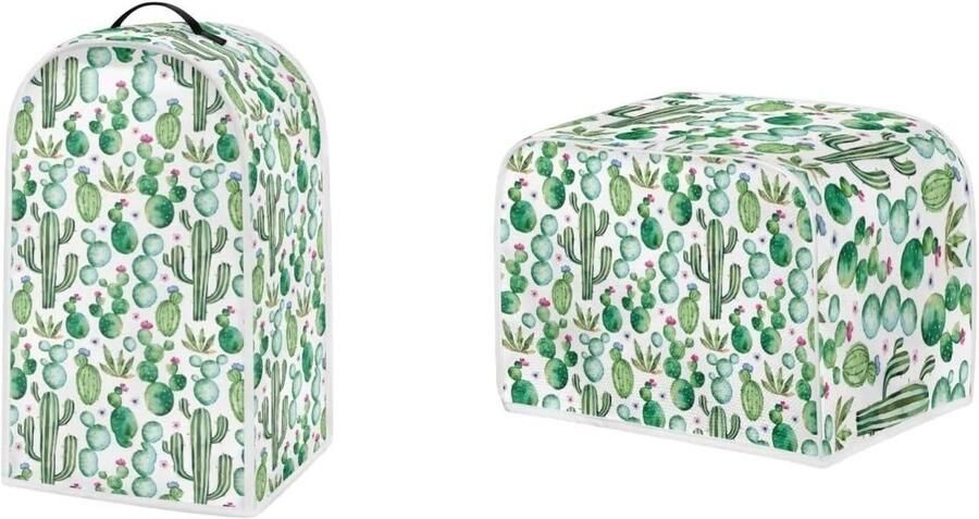 Broodrooster en Blenderhoes Keukenmachine Cover Keuken Organisatie Anti-Vingerafdruk Meeste Standaard Maten Tropische Cactus