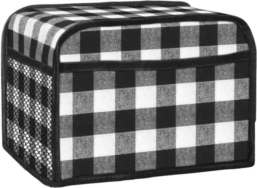 Broodrooster Hoes Apparaat Cover Keuken Organisatie Wasbaar en Hittebestendig 29x18x19 cm Grijs