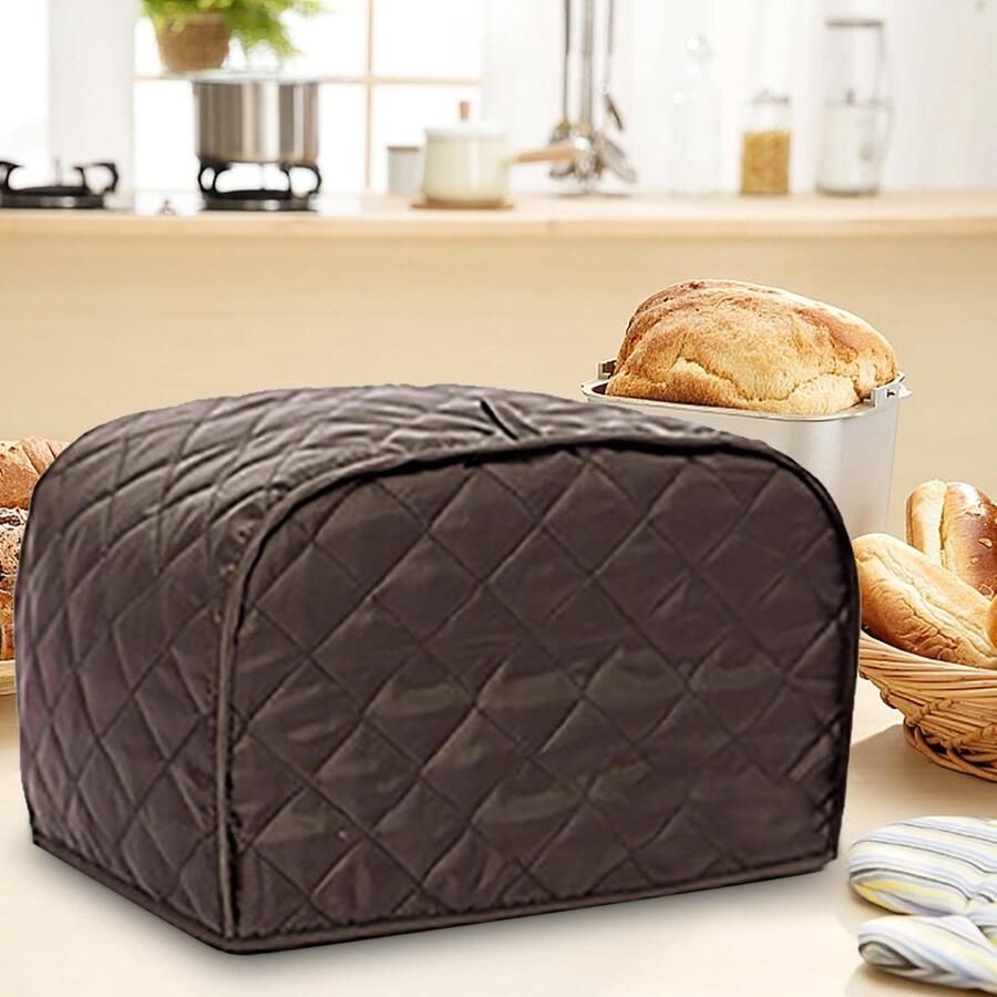 Broodrooster Hoes Broodrooster Cover Keuken Organisatie Gewatteerd Ontwerp 33 x 27 x 21.5 cm Koffie