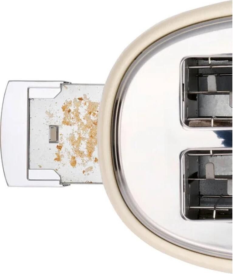 SILVERCREST KITCHEN TOOLS Broodrooster retro 980 W 6 Bruiningsniveaus Elektronische bruiningscontrole Mooie naadloze metalen behuizing Optimale roosterresultaten Variabele broodcentrering Zwart - Foto 2