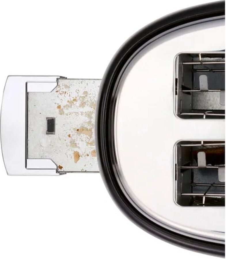 SILVERCREST KITCHEN TOOLS Broodrooster retro 980 W 6 Bruiningsniveaus Elektronische bruiningscontrole Mooie naadloze metalen behuizing Optimale roosterresultaten Variabele broodcentrering Zwart