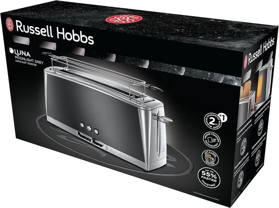 Broodrooster Lange Sleuf Enkele Broodrooster Snel Ontbijten Snelle Toast Technologie 21.7 x 39.7 x 14.1 cm