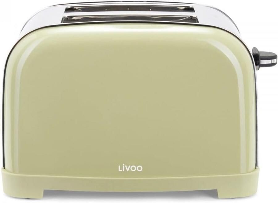 Broodrooster met 2 Sleuven 3 cm Brede Sleuf 750-850 W 3 Functies Instelbare Thermostaat (7 standen)