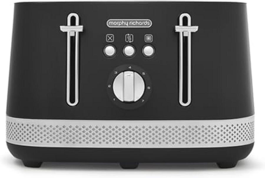 Broodrooster met 7 Toast-instellingen en Verlichte Knoppen