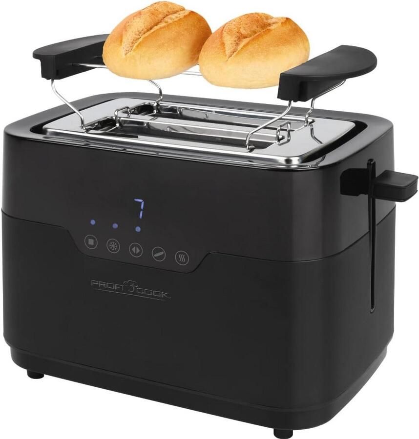 Broodrooster met Extra Brede Toastsleuven en 7 Instelbare Bräuningsstufen