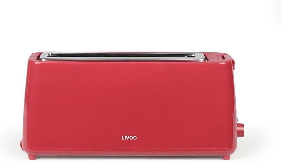 Broodrooster met lange sleuf en 7 bruiningsniveaus 900W 3 functies verstelbare thermostaat