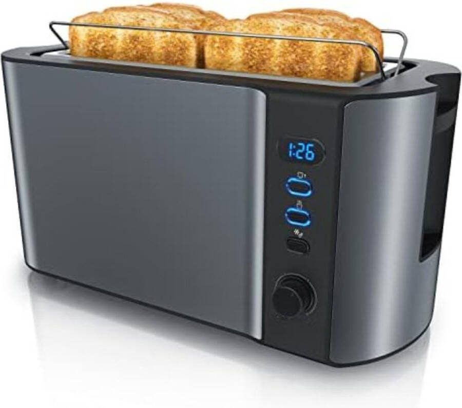 Broodrooster Met Tostiklemmen Broodrooster Tostiapparaat Broodrooster Met Tostiijzer Broodrooster Tostiklem - Foto 3