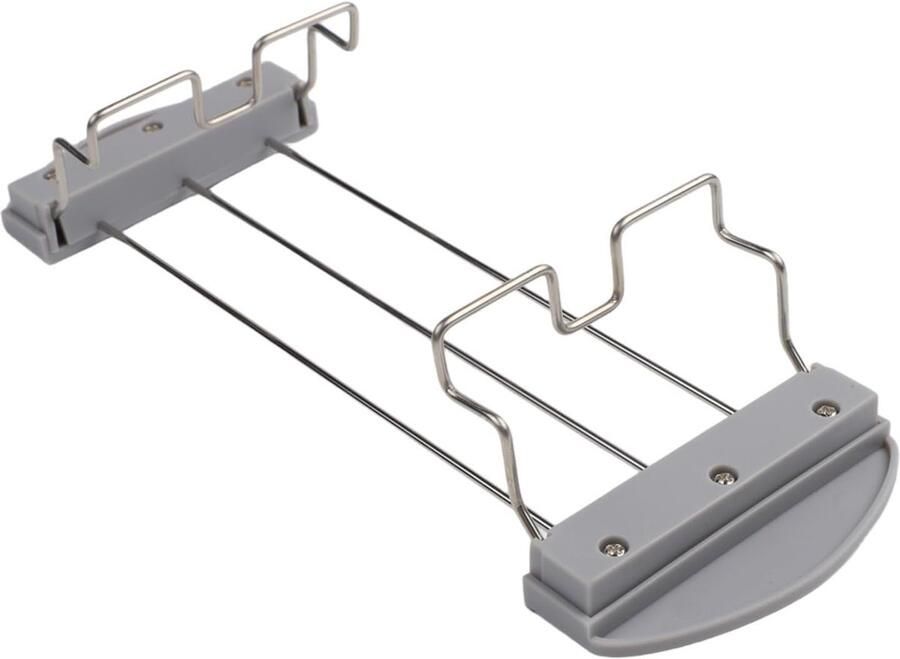 Broodrooster Rek Broodjes Houder Broodjes Verwarmen Anti-Brandwonden Handvat 26 cm Grijs
