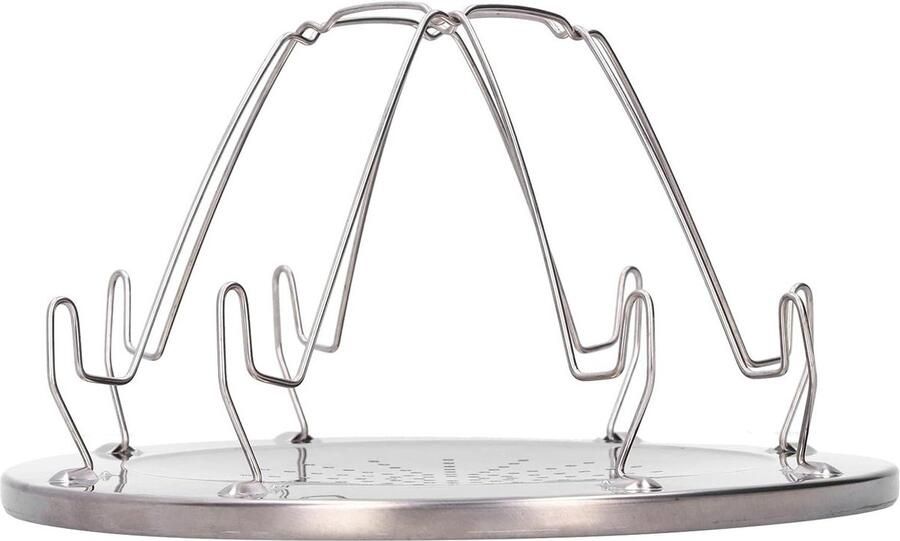 Camping Broodrooster Rek Buiten Koken Opvouwbaar Ontwerp 22x12.5cm Zilver