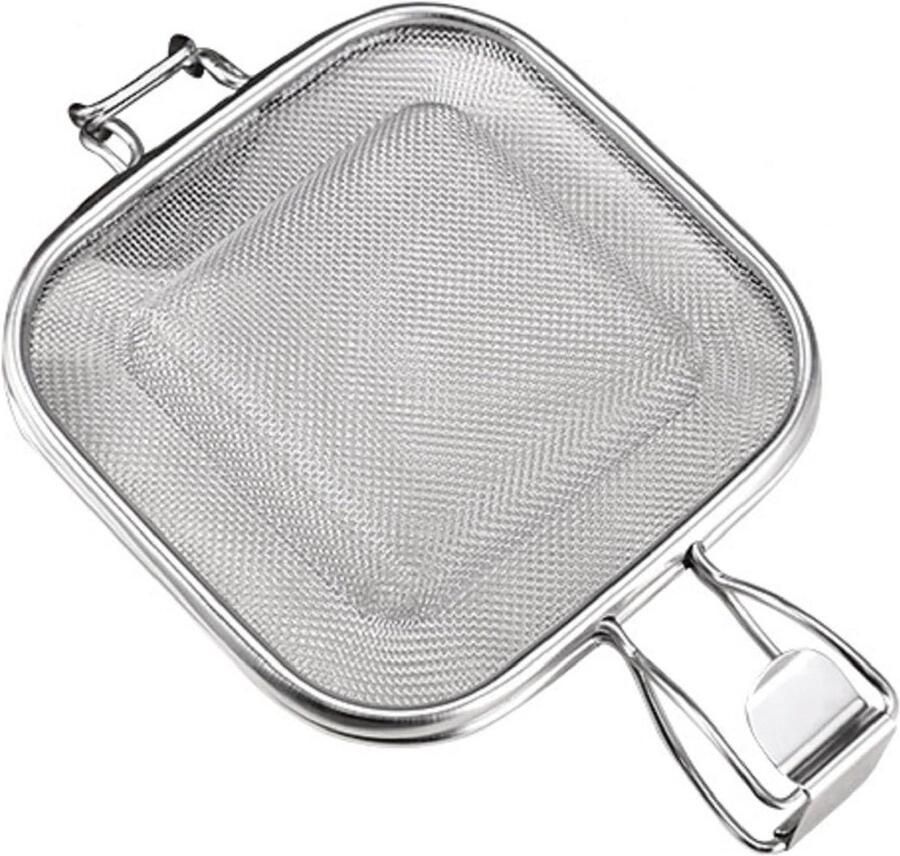 Broodrooster Rek Sandwich Houder Ontbijt Bereiden Antiaanbaklaag 25.5 cm Zilver