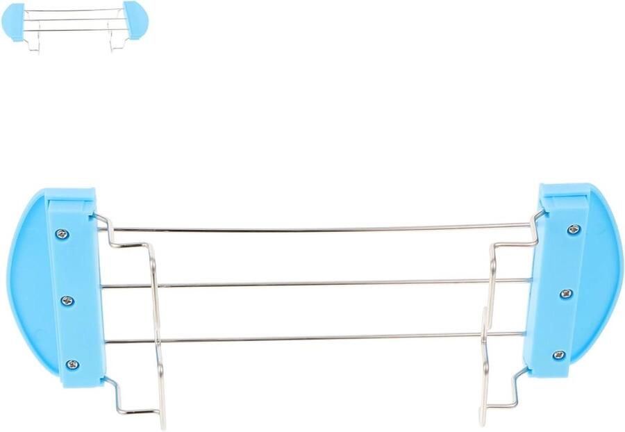 Broodrooster Rek Toast Houder Brood Opwarmen Hittebestendig Materiaal 92B x 55H cm Hemelsblauw